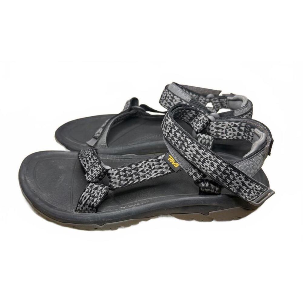 Teva Original Universal Hiking Sandals Men's Sz 11  Black Etching Strappy Travel